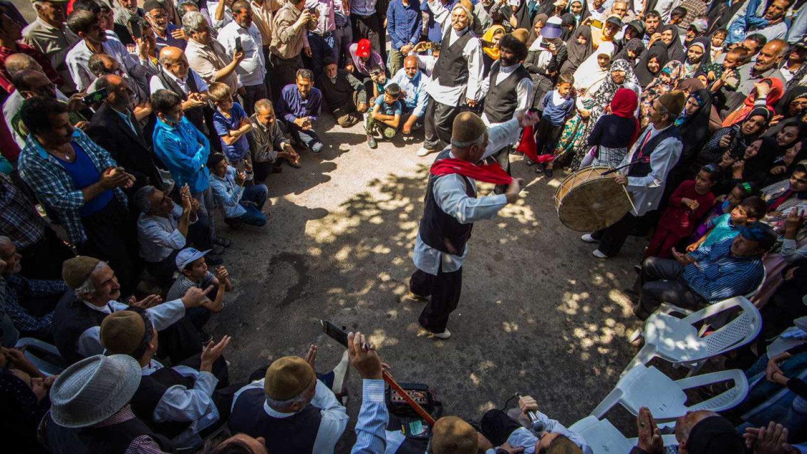 Antigua fiesta de Tirgan en iran